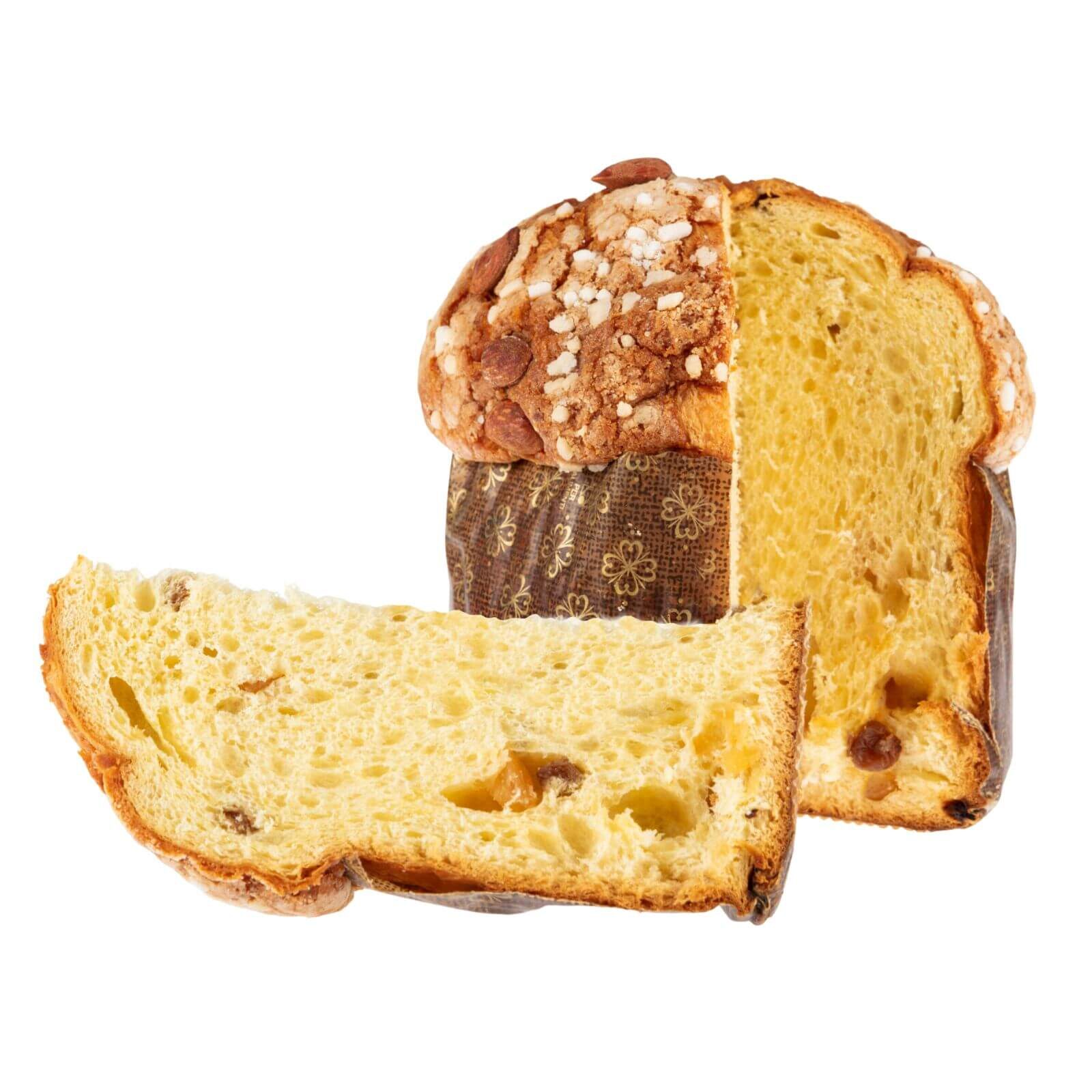 panettone artigianale canditi tagliato