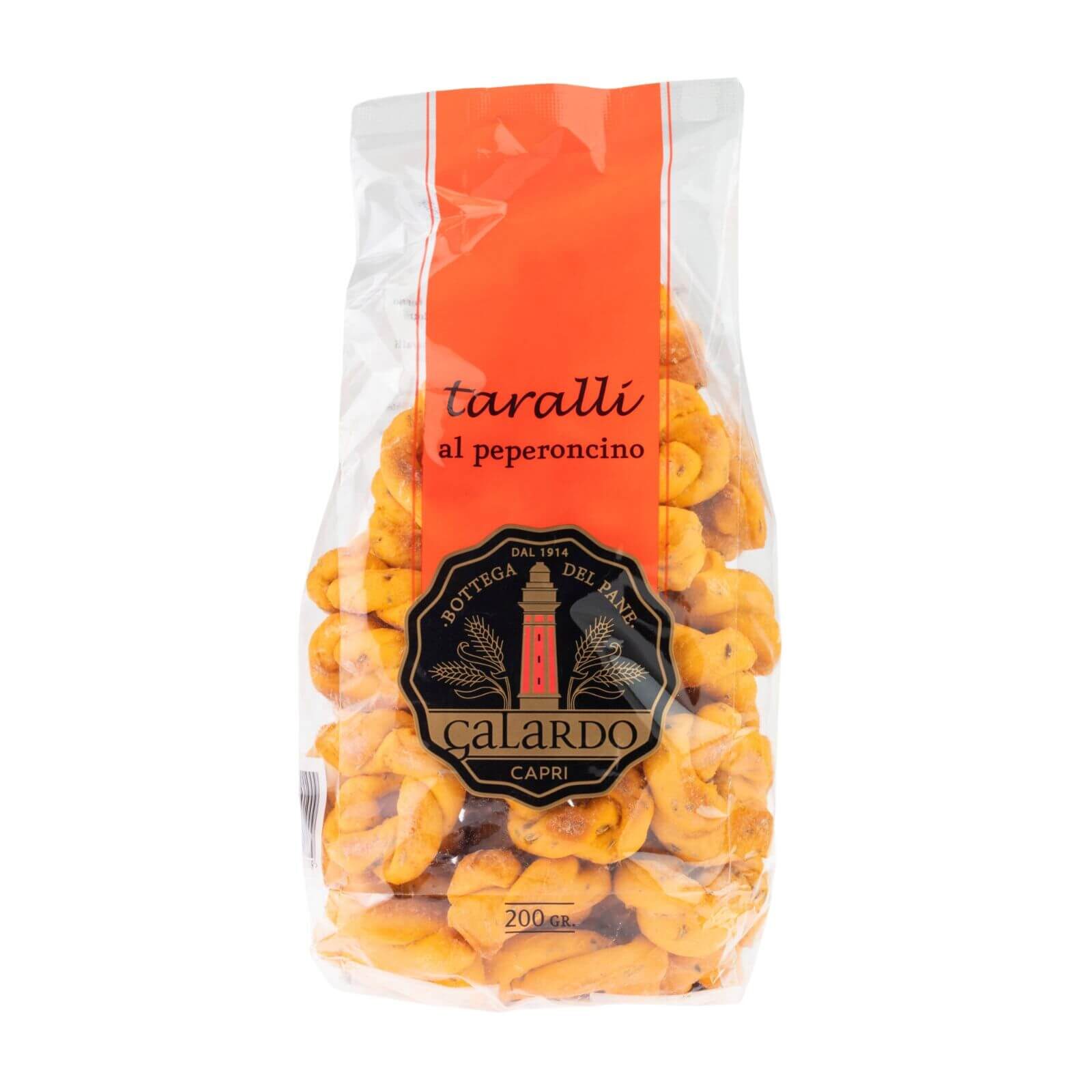 taralli al peperoncino confezionati